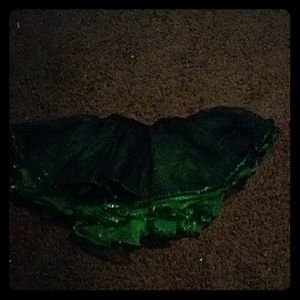 Green skirt